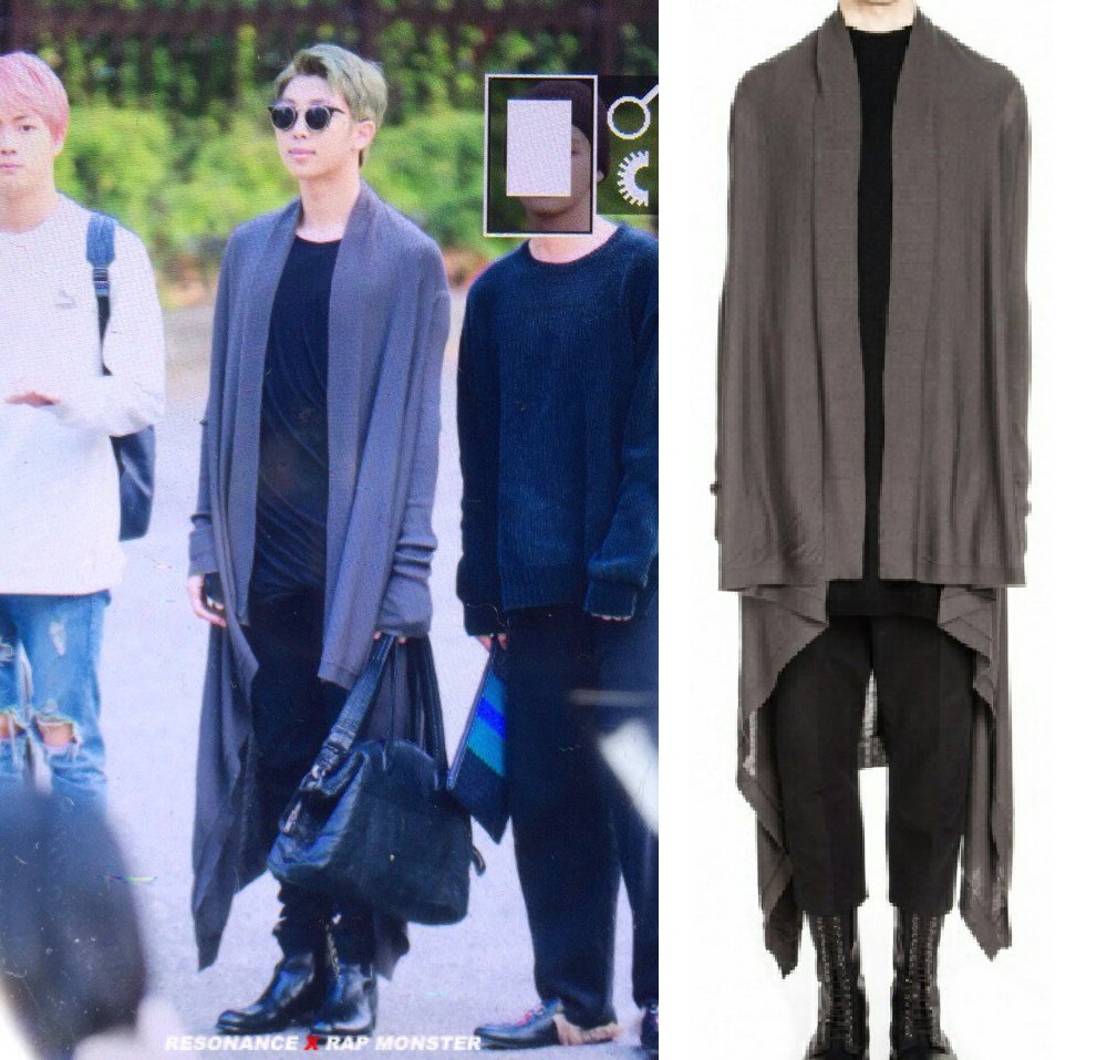 RICK OWENS wrap-style cardigan 