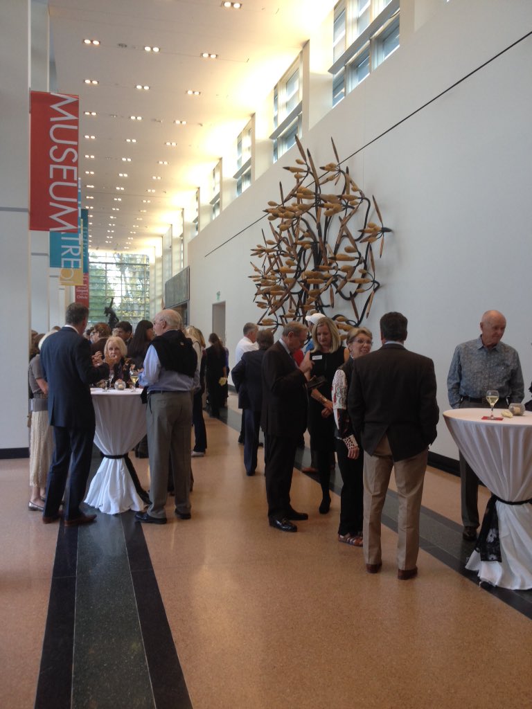 FineArtsCenter's tweet photo. The James Surls and Charmaine Locke exhibition at the #CSFAC is live with our VIP opening! https://t.co/xKWm3mxTqH