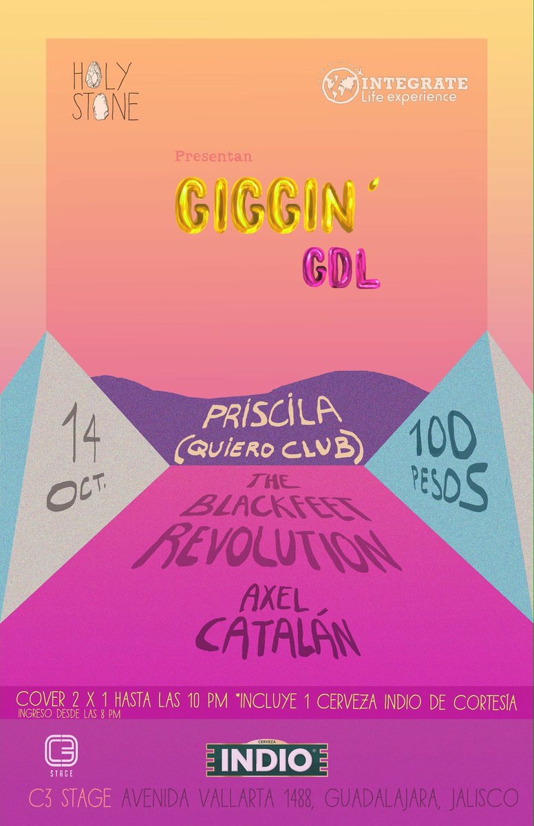 Mañana #GigginGDL junto a <a href="/axelcatalan/">Axel Catalán</a> y <a href="/priscilamonus/">Priscila</a>  (Quiero club) Fiesta <a href="/HolyStoneProd/">Holy Stone</a> / <a href="/integrategdl/">IntegrateGuadalajara</a>