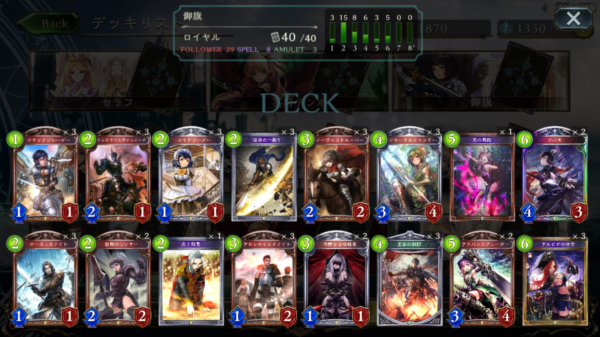 シャドバ ロイヤル極めたい 初心者 Q0fa3louvg2izn8 Twitter