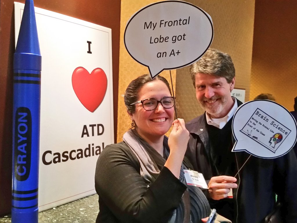 TDCascadia's tweet photo. Two great folks, Abbie & Michael from @CharterDotNet Charter Communications enjoying the conference! #CascConf https://t.co/BVvBGdbFZ0