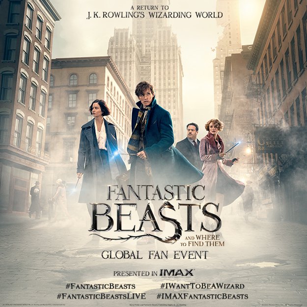AnimalesFant's tweet photo. Sigue ahora mismo en directo el evento para fans de #AnimalesFantásticos #FantasticBeastsLive https://t.co/qJ7gmV1zdp https://t.co/5K5UlJDmfY