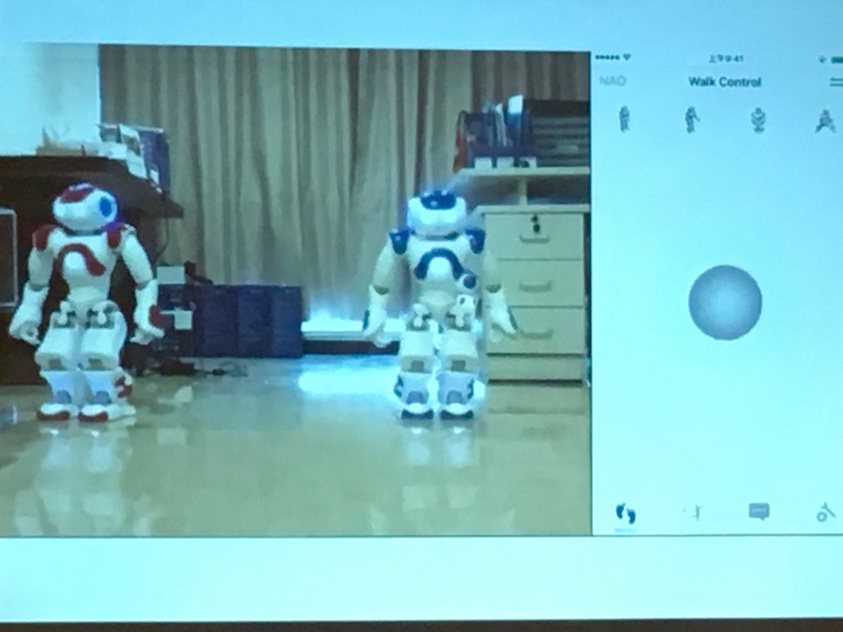 autumnedwards's tweet photo. Qishan Shi has developed an iPhone app for control of NAO and Pepper #NAO2016 https://t.co/wwka2jWHKq