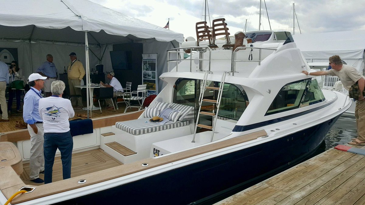BoatTrader's tweet photo. Bertram is back! Here's the #beautiful @BertramYacht 35 showing at @AnnapBoatShows. #Bertram35 #BertramYachts #awesome #boat #ABS2016 https://t.co/TYqmQB4J2E