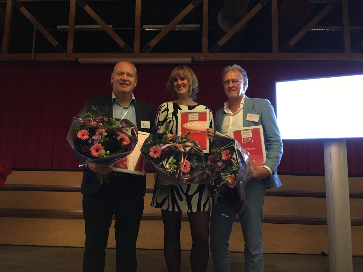 En dit zijn de finalisten: Apollo Group, De Groot Installatiegroep en De Zorgzaak. Gefeliciteerd!