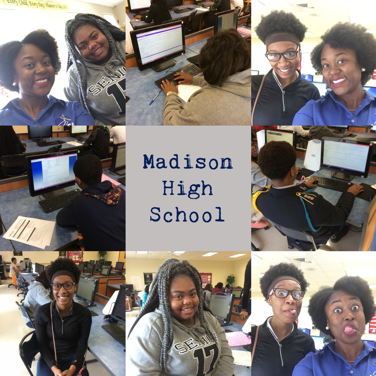 LOSFA's tweet photo. Madison High School students completed college applications today! #LCAAM #IHaveApplied2017 #BetterMakeRoom https://t.co/lvqZYs4es7