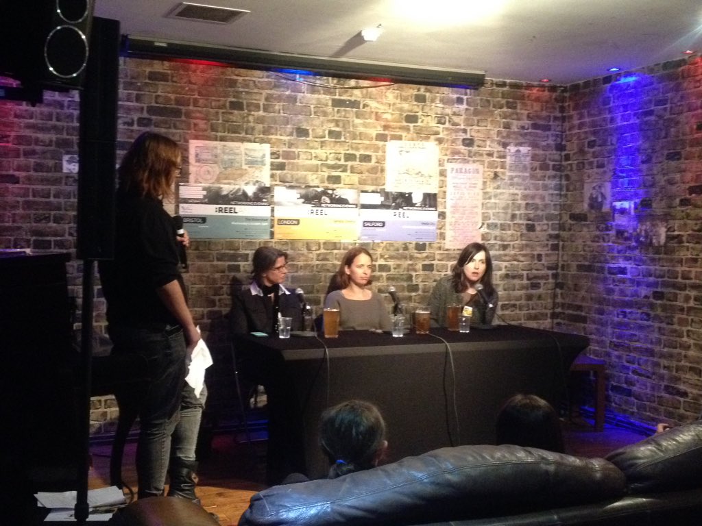ra_agency1's tweet photo. Panel number 2! With #jenniepaddon #emmaedwards and Tania Freimuth @TaniaFreim #reelangels #womeninfilm #womenintv https://t.co/SFTsRr4xay