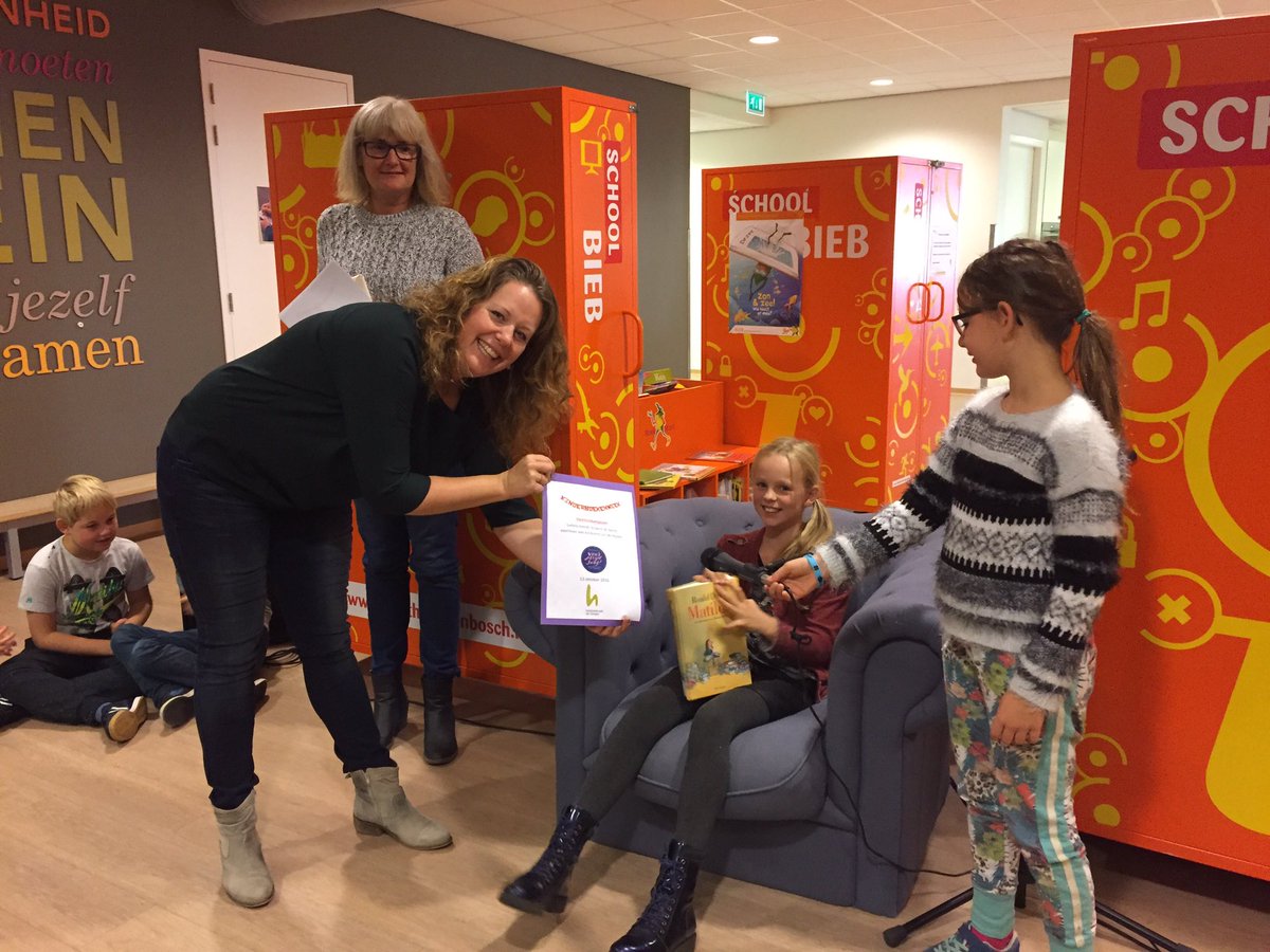 Gefeliciteerd voorleeskampioen Mirthe!