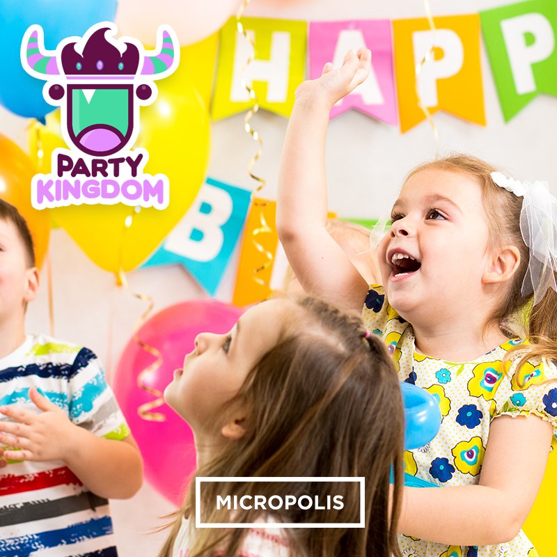 Micropolismty's tweet photo. Celebra su cumpleaños en el lugar donde la magia comienza #PartyKingdom #partytime https://t.co/F1qEB20m0i