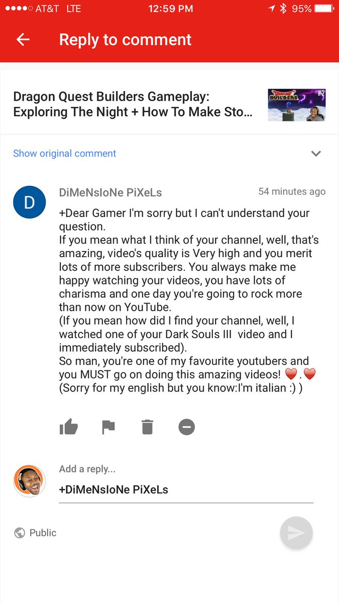 DearGamerTV's tweet photo. The reason I do #YouTube #communutySupport #gaming #smoothtube https://t.co/7N6sbuwr3i
