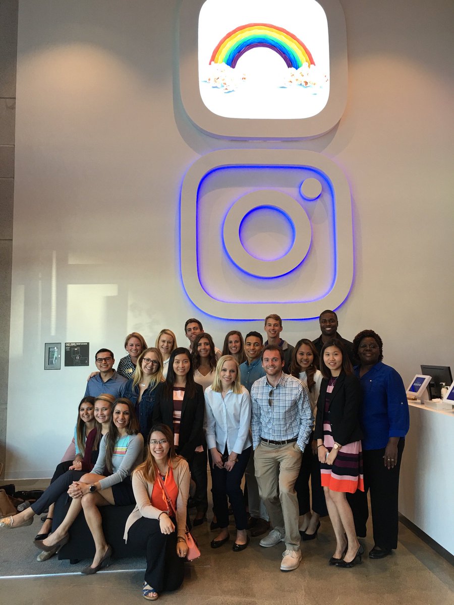 TCUCareerCenter's tweet image. Neeley Students visit @instagram while on Fall Break!