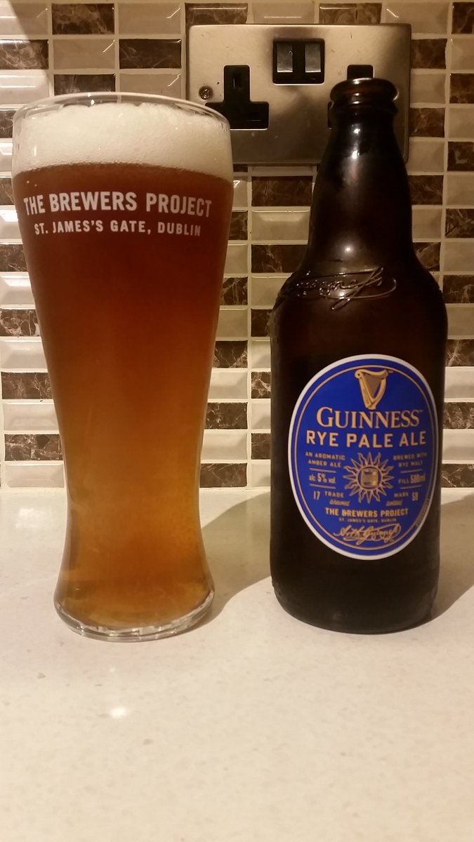 seangarvan's tweet photo. That's a nice tasting beverage, #RyePaleAle from the @OpenGateBrewery #TheBrewersProject https://t.co/UHtJrgwmQD