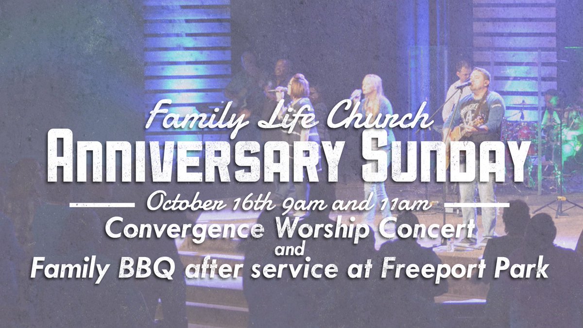 flcroots's tweet photo. This coming Sunday is FLC's Anniversary! We will be celebrating with an amazing worship service and Free BBQ at Freeport park afterwards. https://t.co/iaB1W9AJNz