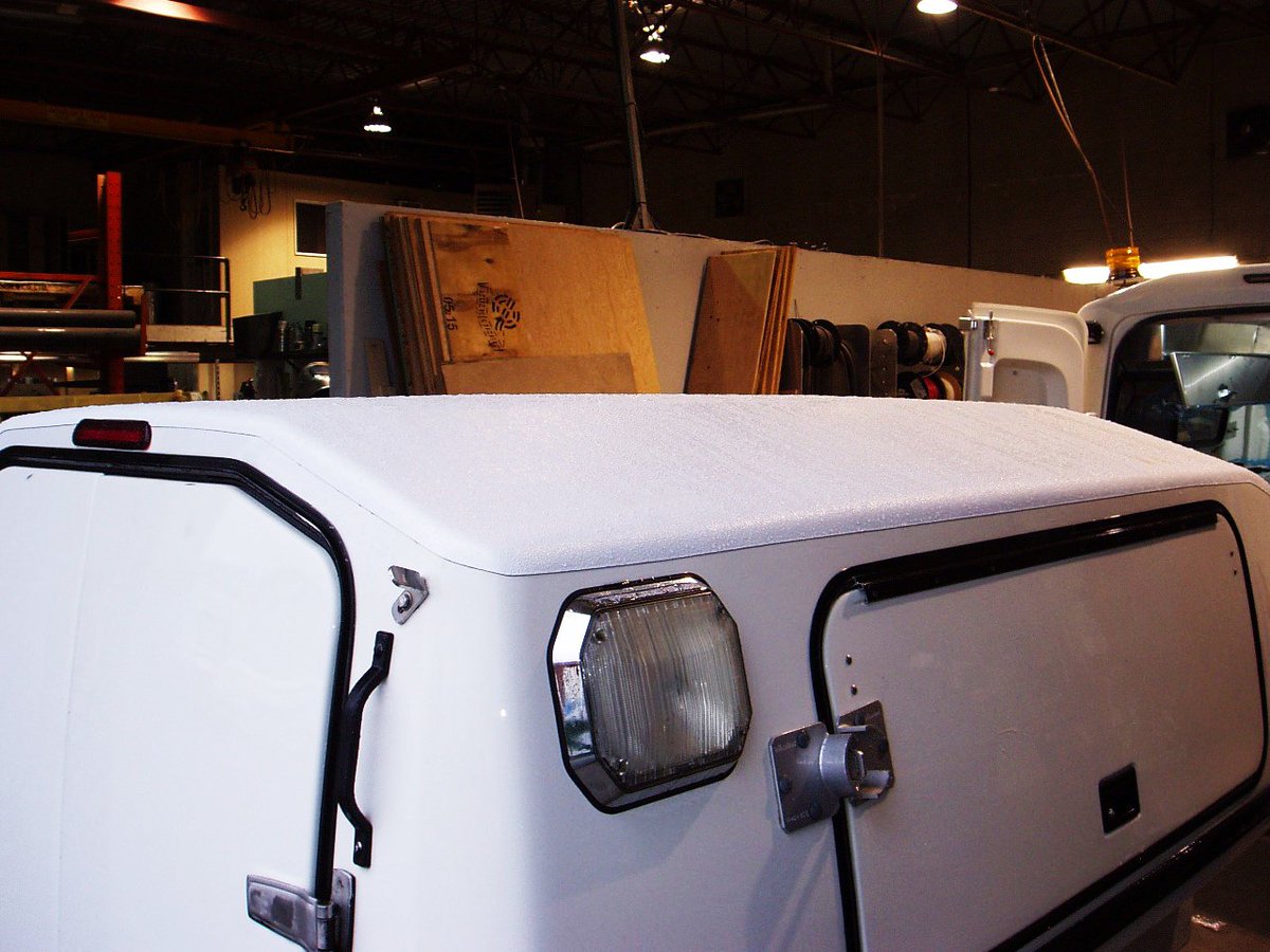 SpaceKapTM's tweet photo. Our Line-X spray on bed liner is not just for trucks, it is part of the refurbishment process for all of our used #spacekaps . https://t.co/VI4twX8HX3