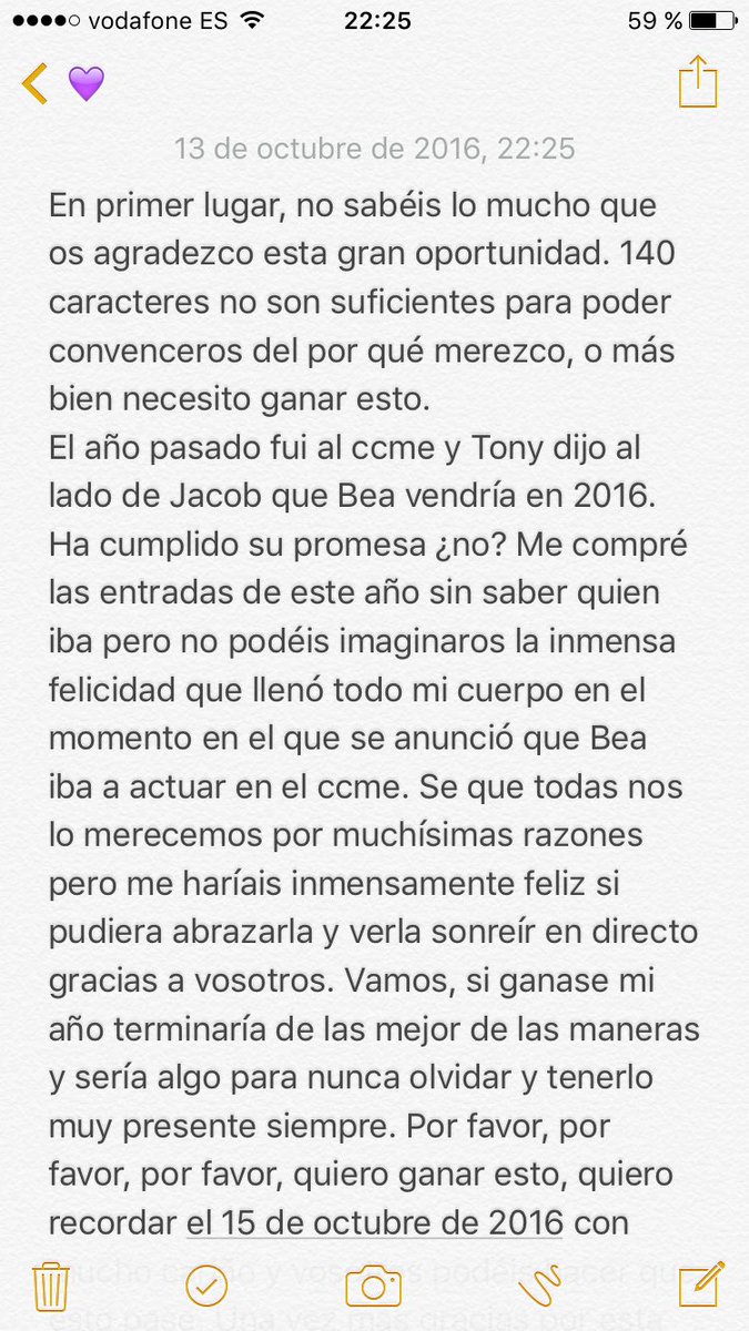 satellitehesc's tweet photo. #BeaMillerConTonyCCME no pido nada más, por favor no sabéis lo mucho que significa para mi. @TonyAguilarOfi  @beamiller https://t.co/o9zTl5AcYK