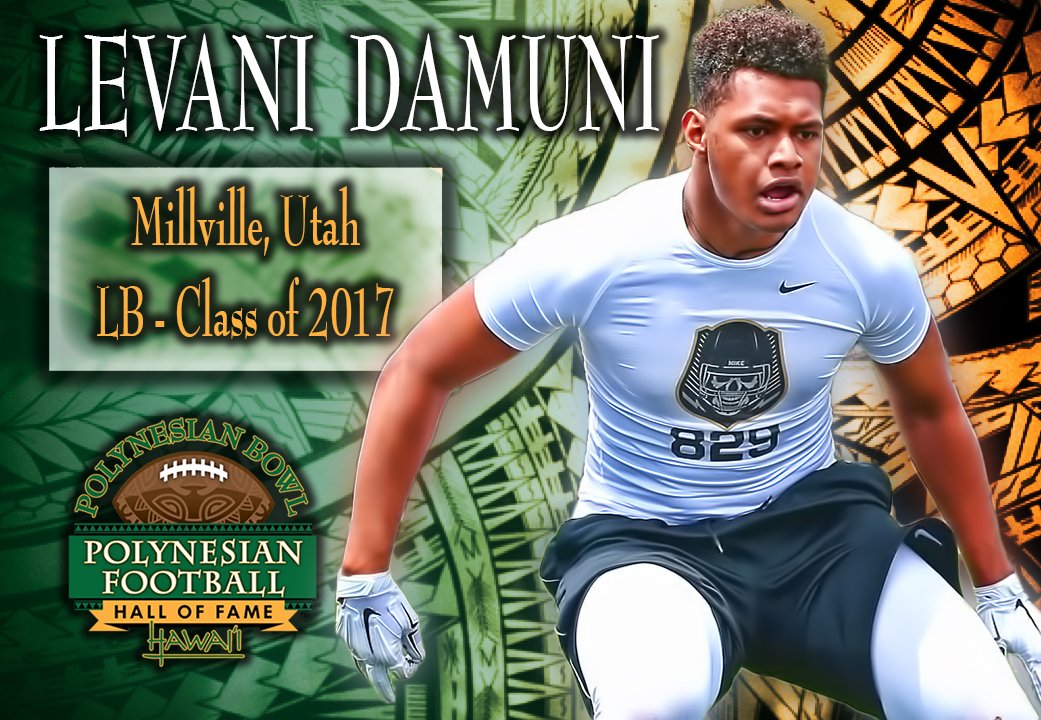 polynesiabowl's tweet photo. The Polynesian Bowl welcomes @LevaniDamuni, a 4-star LB from Ridgeline High School! 

https://t.co/c39JsAbed9 https://t.co/2qiBEJ5BW3