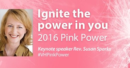 ECUHealthNC's tweet photo. #VHAlert #VHPinkPower continues. Hear @revsusansparks timely message of humor, hope & healing in times of stress. https://t.co/WShGGC4fqq https://t.co/ctXzf5e03p
