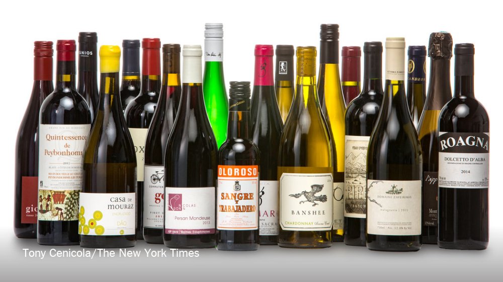 nytimes's tweet photo. 20 wines for under $20 https://t.co/hdhKhXzGPP https://t.co/GNz0w4u400