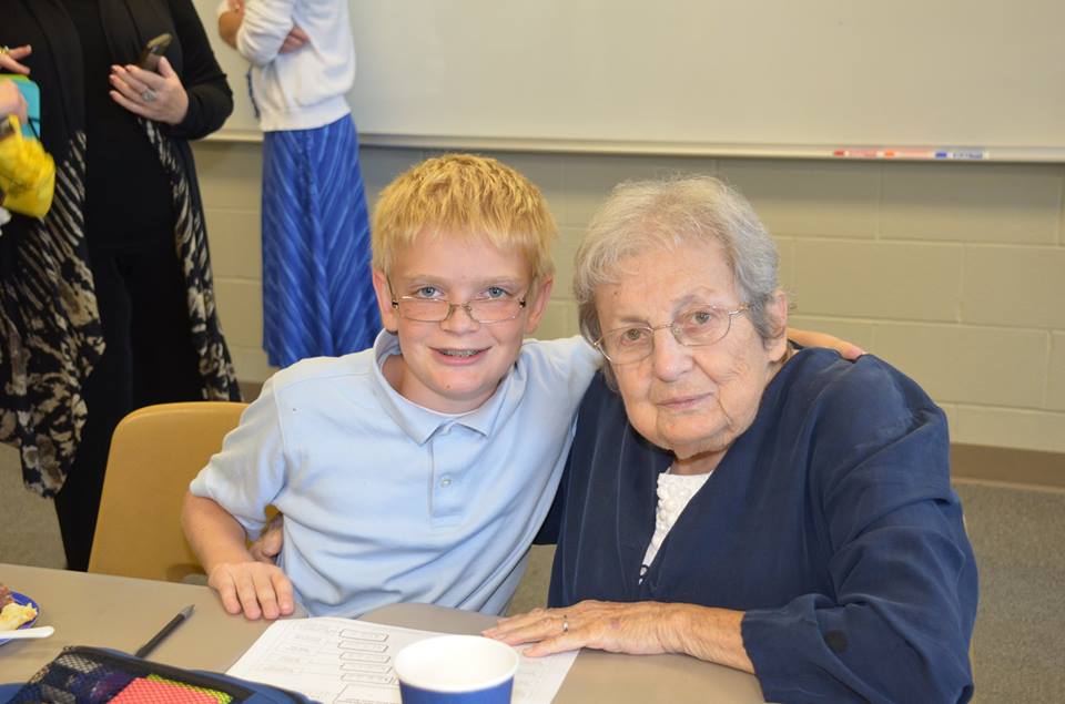 Talk about commitment! Diana Samargin just attended her 22nd consecutive (!) Grandparents Day at <a href="/StPaulValpo/">Saint Paul Valpo</a>!  valpolife.com/community/educ…