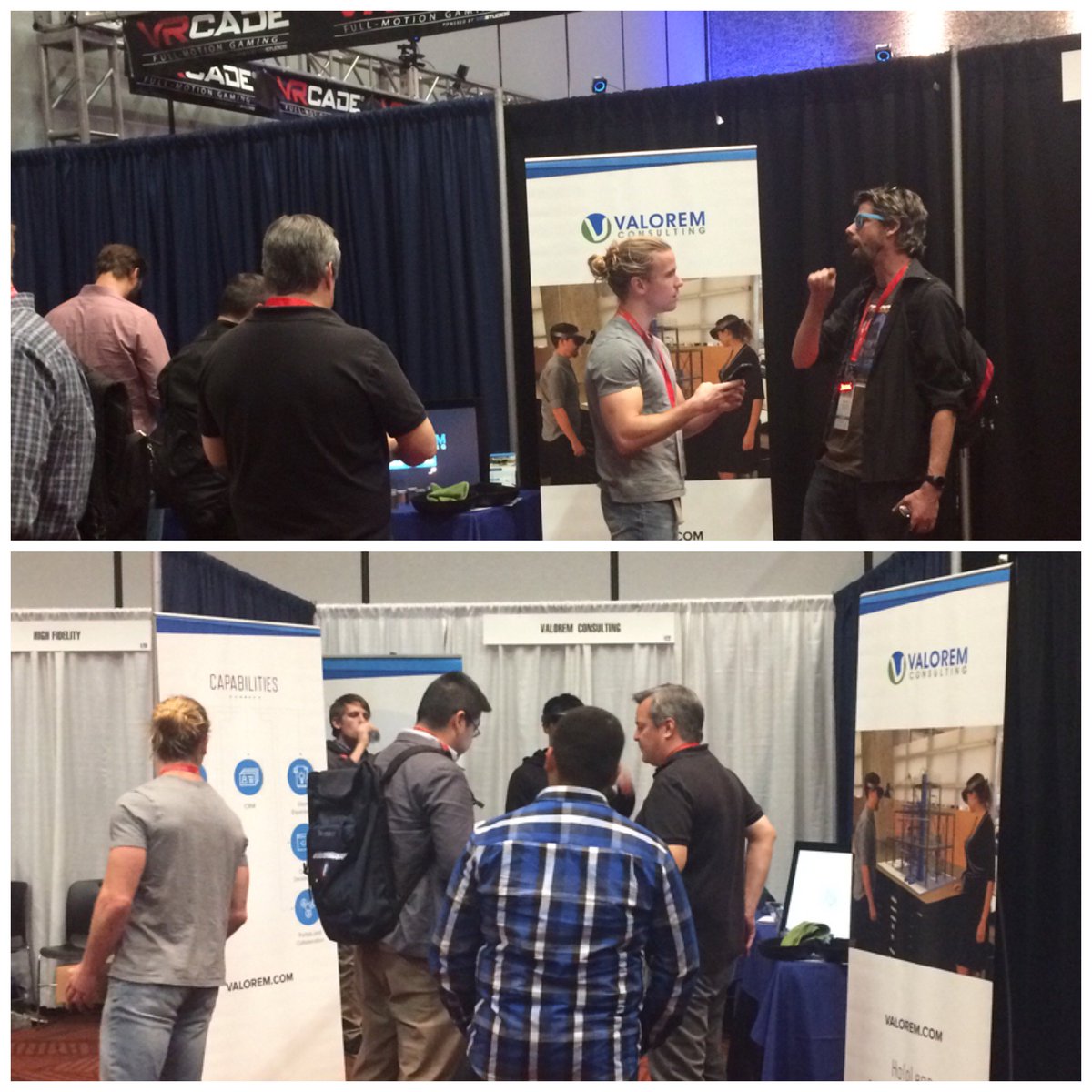 Valorem's tweet photo. We had a great time at #Immerse2016 yesterday in Seattle! #HoloLens #AR #VR #MR #govalorem https://t.co/LxA14uKzsj