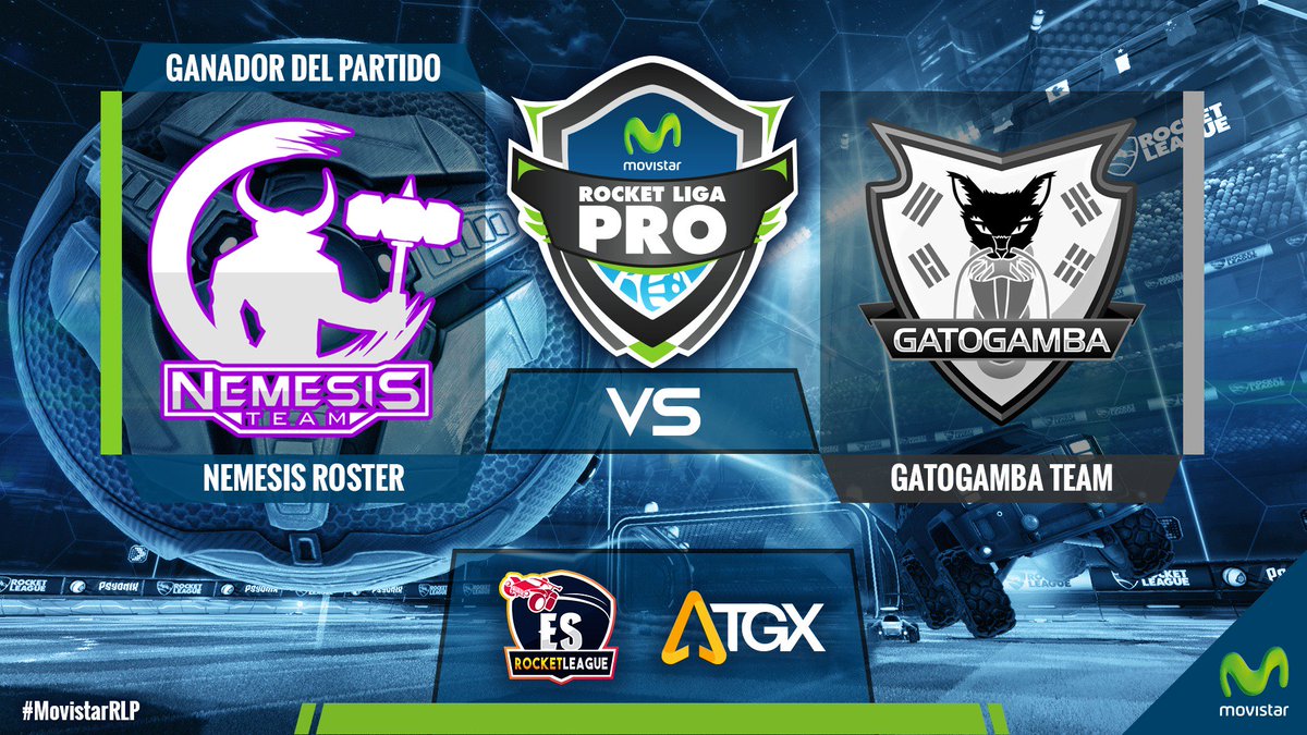 RocketLigaPro's tweet photo. ¡@TNemesis_ gana el partido y se lleva sus tres puntos ante @GatoGambaTeam en la primer jornada de la #MovistarRLP! https://t.co/5ILQ60gZij