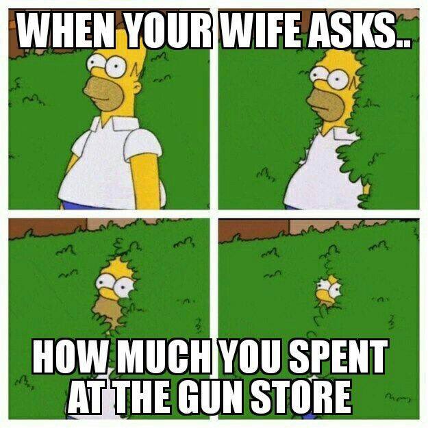 groytsner's tweet photo. No #Wife yet. But I'm sure this will come up. #WhatSheDoesntKnow #WhyIsTheBillSoHigh #HomerSimpson #GunStoreProblems https://t.co/ZhQHbb0VET
