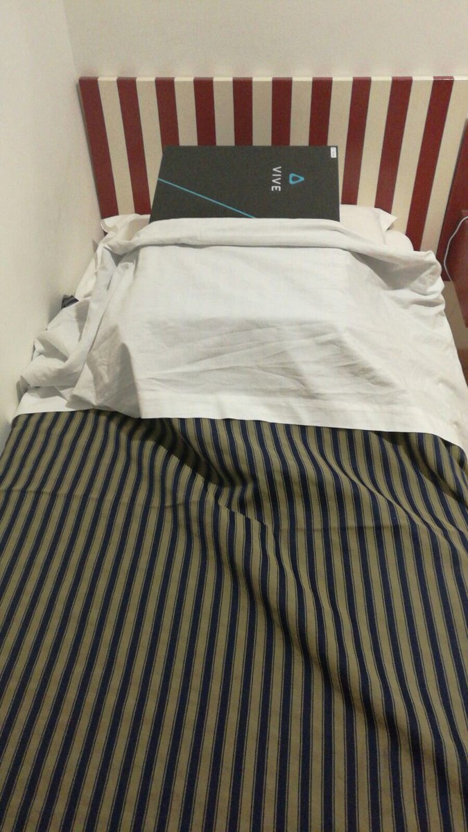 adelfino's tweet image. Sweet dreams @htcvive rest good tomorrow you will have a lot of job at @MakerFaireRome #vr #VirtualReality #cmvr #virtualrealityexperience