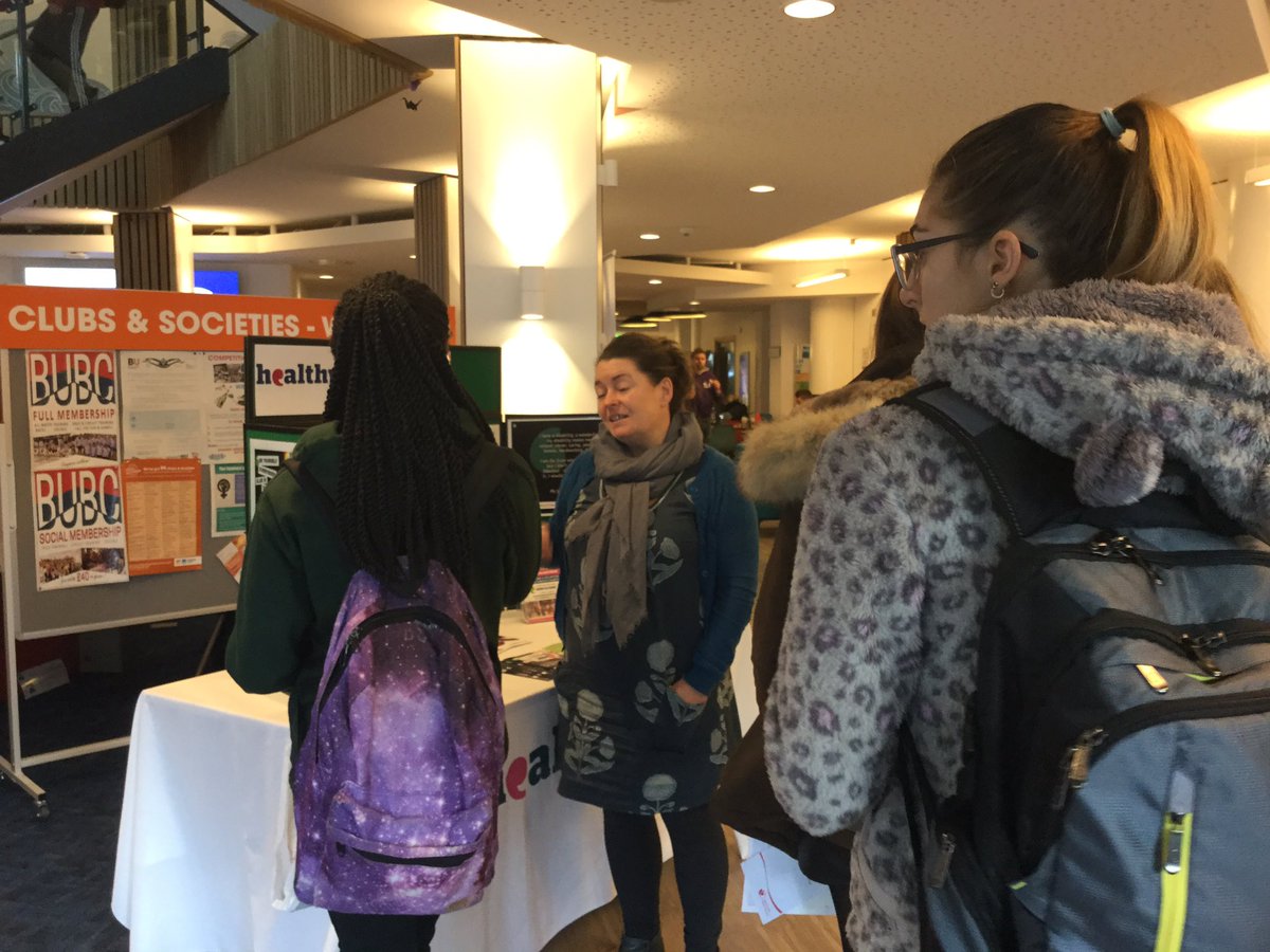 EqualityatBU's tweet photo. Grt to see @HwatchDorset sharing its mental health work @SUBUBournemouth during #WMHDBU16 @SUBUWelfare @DorsetMind @DrAndyMayers https://t.co/v9kckNhxyw