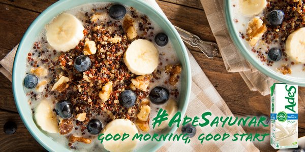 Si empezás bien el día, lo terminás bien. #AdeS te da toda la energía que necesitás