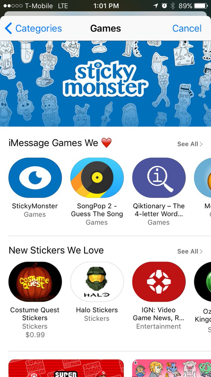 DrawAMonster's tweet photo. We’re featured on the iMessage App Store!! Join us and create some really great looking stickers🎩😼👕👖👟#stickymonster https://t.co/5w3gHghMbr