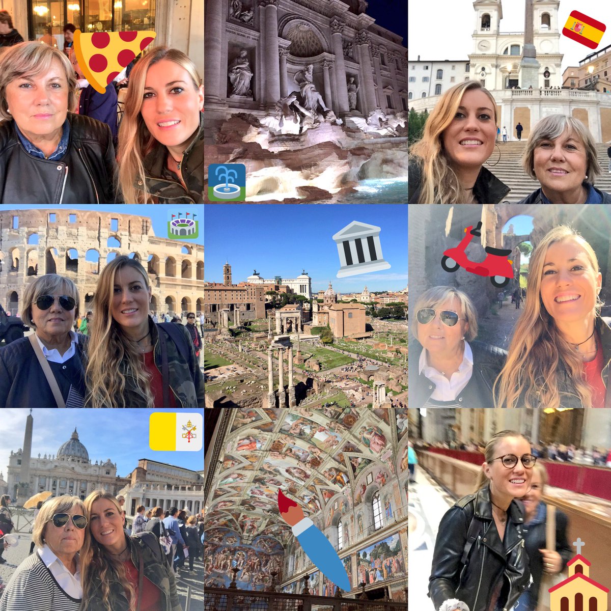 Alfrasfa's tweet photo. #ROM16🇮🇹 Recuerdos que durarán toda una vida. ¿Que quién está en esta foto? Mi Madre!❤️ https://t.co/xORaYL9cmJ
