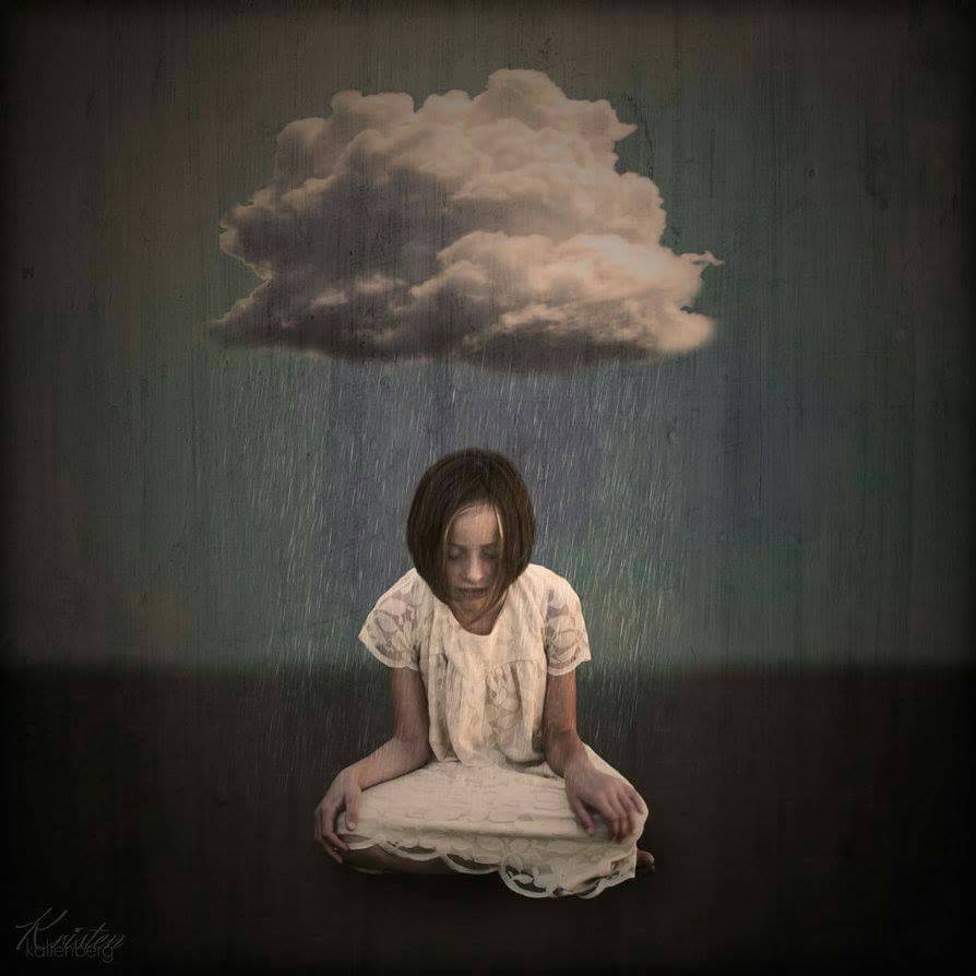 As the fall clouds, theives of summer,
Steal the summer's warmth,
Thus now,
It's raining in my head without you 
bit.ly/2elycXn