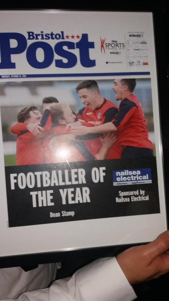 ManorFarmFC's tweet photo. Congratulations to @stampy9 for winning the footballer of the year alongside Billy Toghill (Junior) https://t.co/WE19yjFmpe