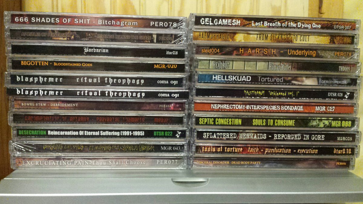 Catalog update on 10-13-2016 at comatosemusic.com . Buy 3 CDs &amp; get 1 additional CD FREE! New BLASPHEMER &amp; DEHUMANIZED shipping now!