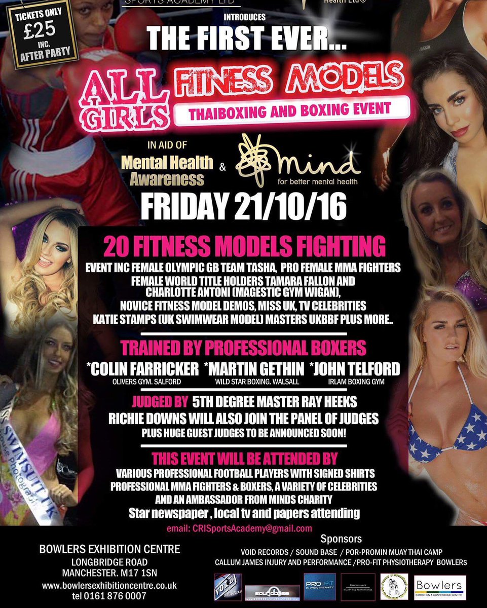M2M_Academy's tweet photo. AWARENESS for MINDS @mentalhealth through Martial Arts+Boxing 21st Oct @bowlers Manchester  @RICHIEDOWNES @farricker24 https://t.co/QIQ8ewx8Zn
