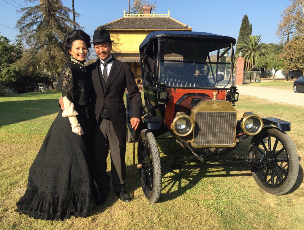 Tamlyn Tomita on X: Louis Changchien and me in the 1914 Model T