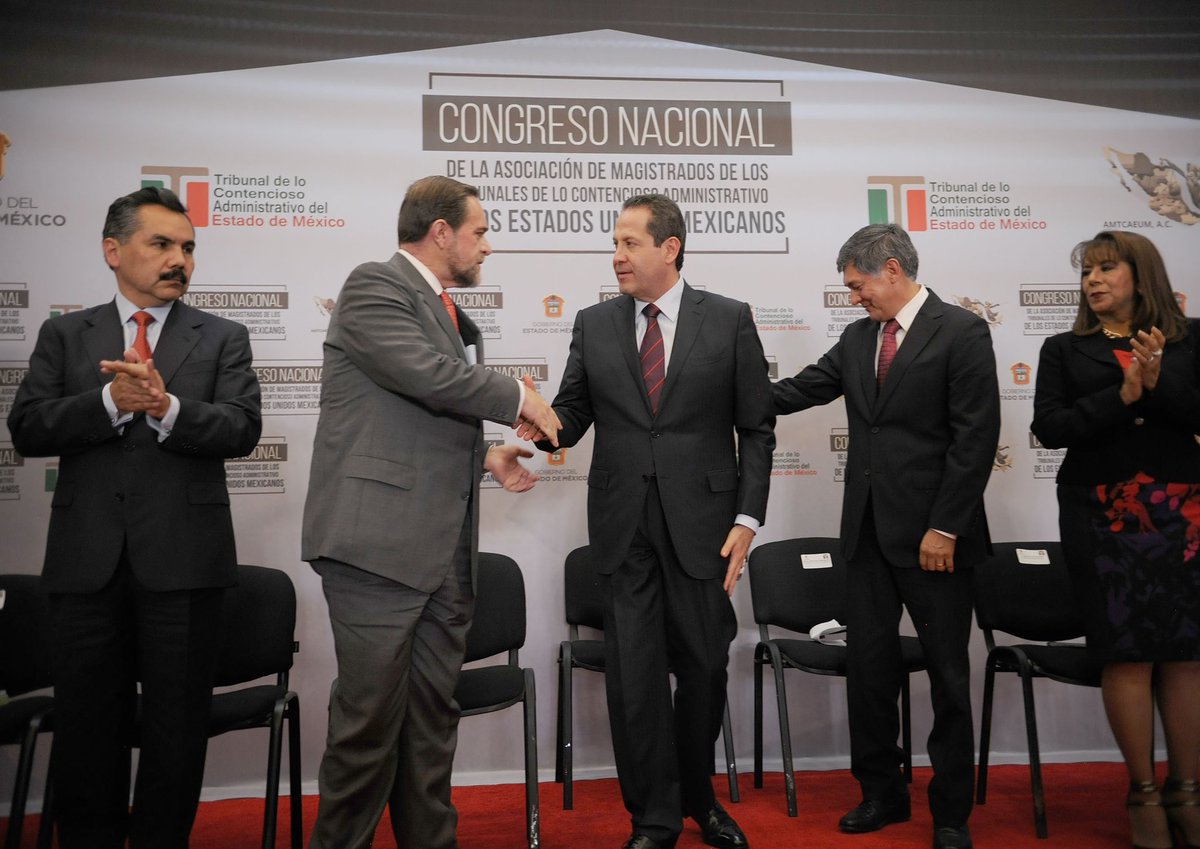 eruviel_avila's tweet photo. Para analizar temas como el combate a la corrupción, inauguramos el Congreso Nacional de la Asociación de Magistrados de lo Contencioso. https://t.co/Sjb6NexVUI