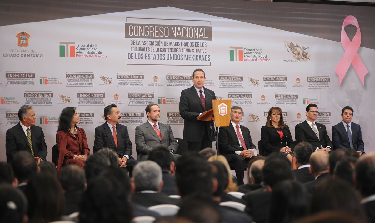 eruviel_avila's tweet photo. Para analizar temas como el combate a la corrupción, inauguramos el Congreso Nacional de la Asociación de Magistrados de lo Contencioso. https://t.co/Sjb6NexVUI