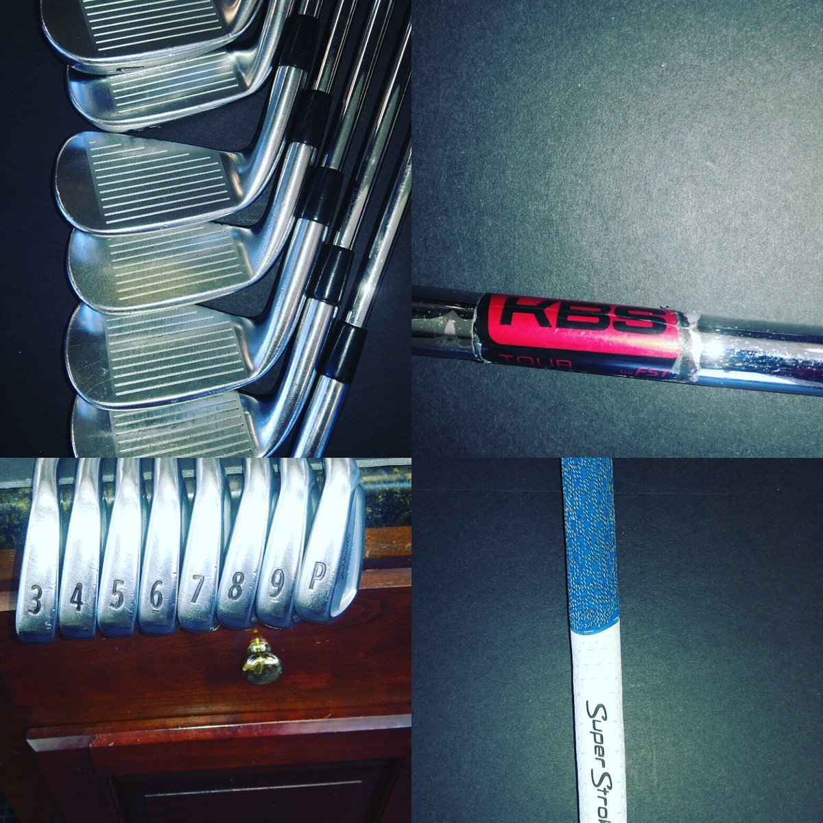 GolfMooreGood's tweet photo. Selling Titleist 714 cb irons 3 thru pw stiff shaft standard length and lie.. Message me for more details!! https://t.co/Rr7Y2UJGpF