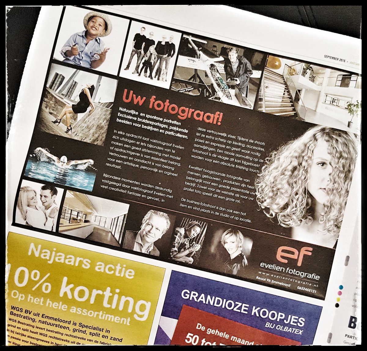 evelienfoto's tweet photo. Mooie advertentie in de "thuis in flevoland krant " https://t.co/JCPap9Fz8J