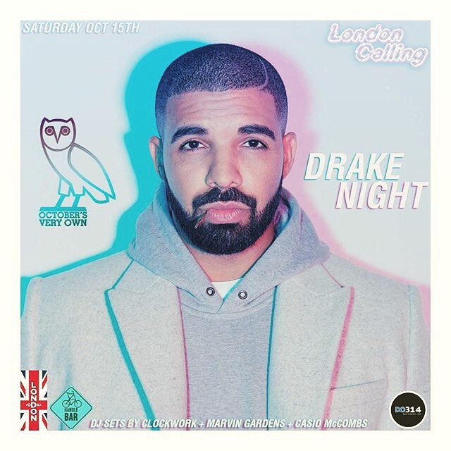 LondonVodka's tweet photo. It's October that means OvO, you know the motto! Saturday's our Drake Night @HandleBarSTL @londoncallingus @LondonVodka https://t.co/75Uy0UvHP3