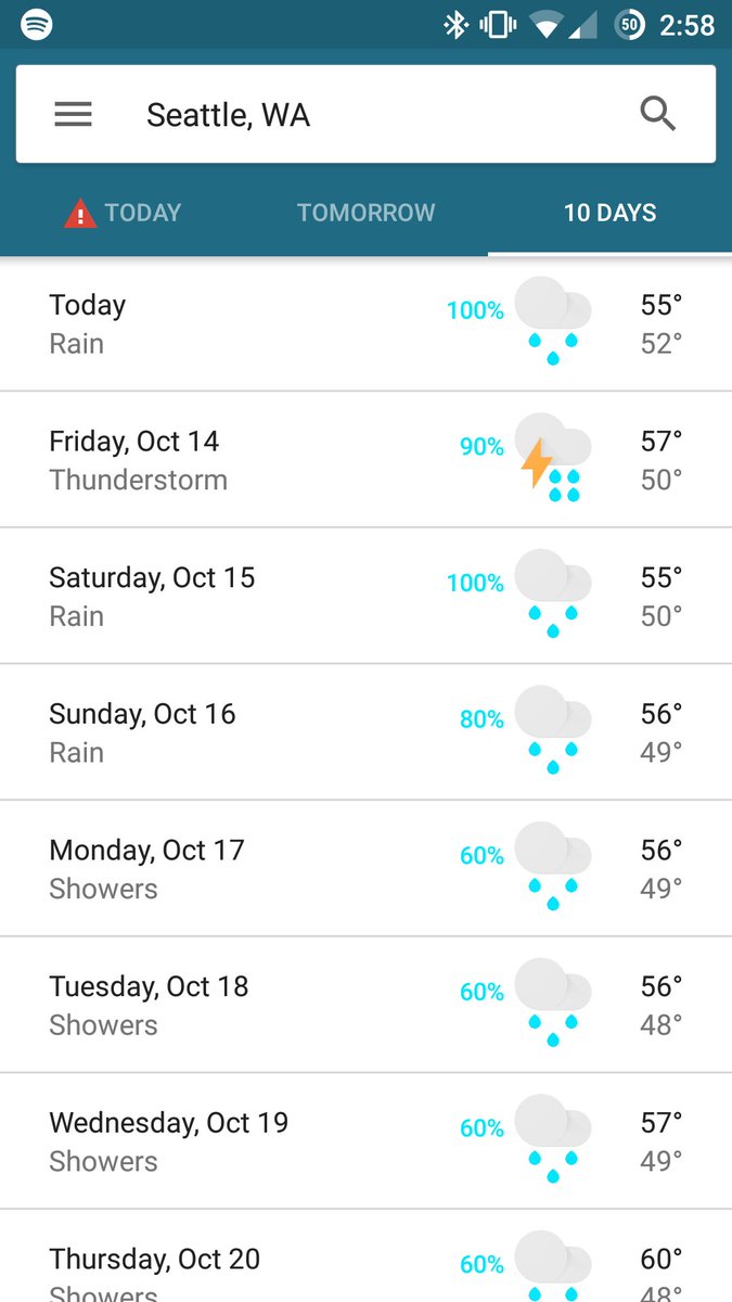 BenBasinski's tweet photo. "Does it rain a lot in Seattle?"... https://t.co/2aXKEySSLF