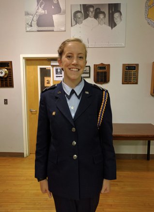 Det590's tweet photo. Congratulations to all the four of these cadets on earning the title of Cadet of the Month for their class! Keep it up!! https://t.co/wVVgmedAUQ