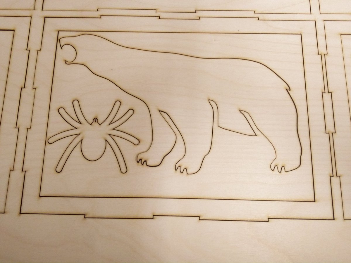 Jeffrey_Roe's tweet image. Tonight in @TOG_Dublin it&apos;s all about cutting out animal shapes  #CoderGirlHackDay #lasercutting