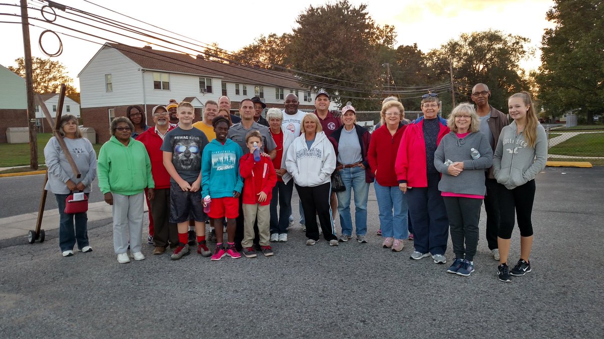 First prayer... Time to walk! #paulsboro #pboro #community #ittakesavillage