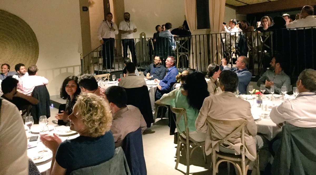 ISES_Solar's tweet photo. A fun evening wining &amp; dining after all the hard work #EuroSun2016 thanks for a great #solarenergy #conference so far! @UIBCongres #Palma https://t.co/9U2zWfYswM