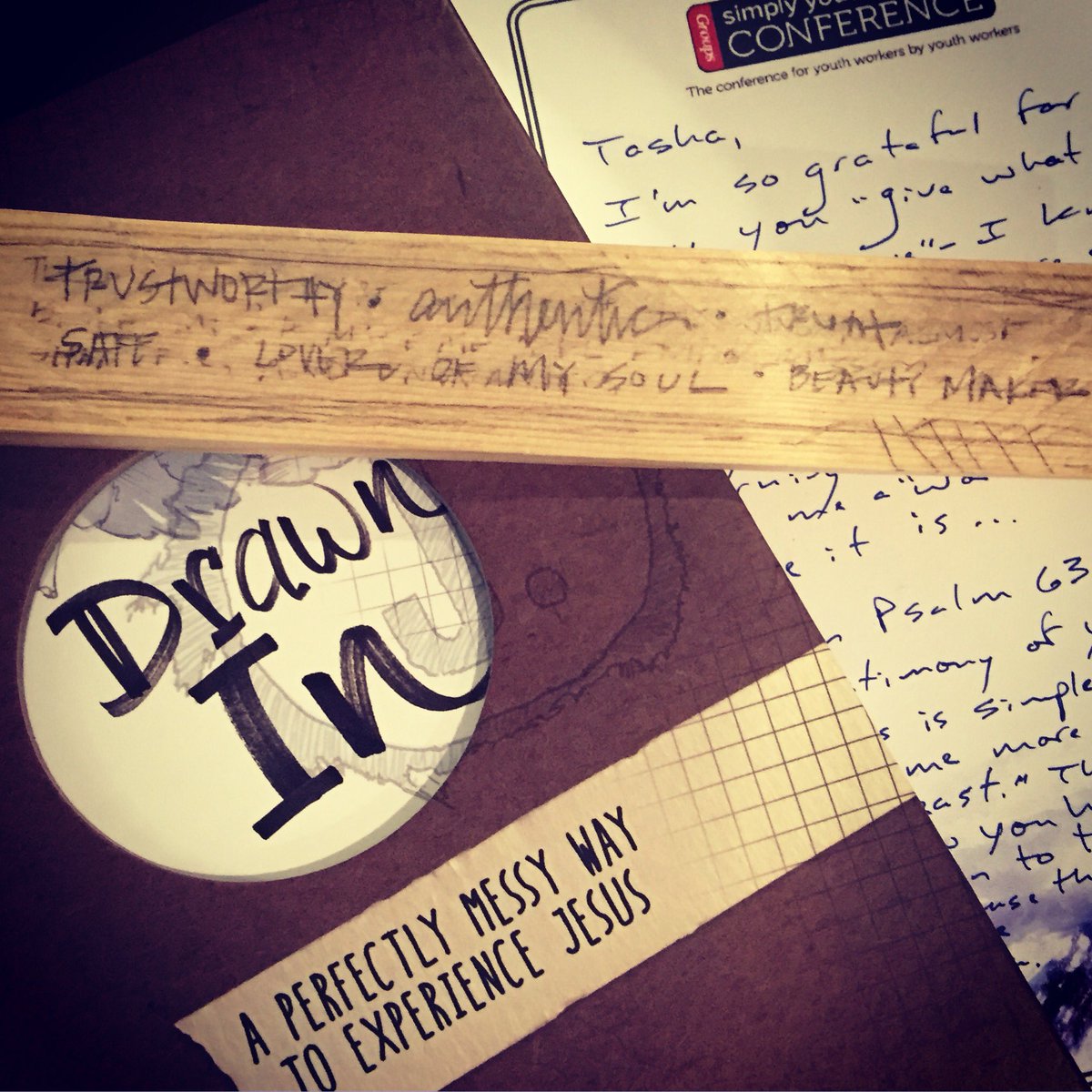 TashaLevert's tweet photo. Simply Youth Ministry Conference 2016 treasures. I had such a great weekend w/ #youthministrynation #symc2016 #uthmin @simplyyouthministry https://t.co/HhlqPibh8I