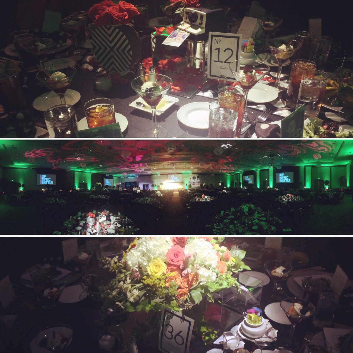 DanielEspeut's tweet photo. 30 @ChauvetDJ #EZPins highlighting #centerpieces for the 2016 #Annual @NoLongerBound1 #Banquet at the @LanierTech #ForsythConferenceCenter. https://t.co/DqupMY0Zan