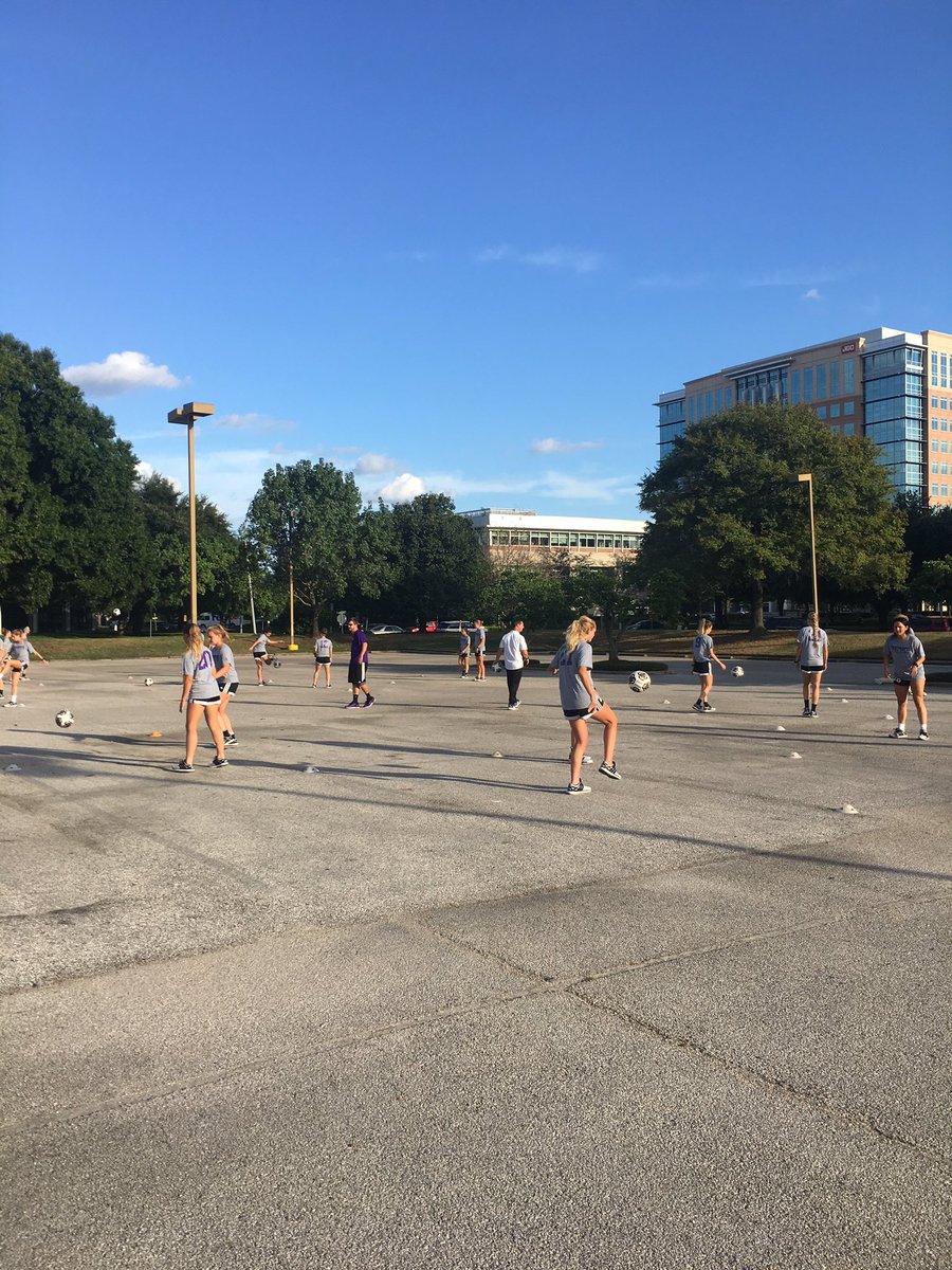 CoachJSBishop's tweet photo. The annual road trip soccer tennis tournament is in Houston this year! #notjustforfun https://t.co/q7kNhHcSvF