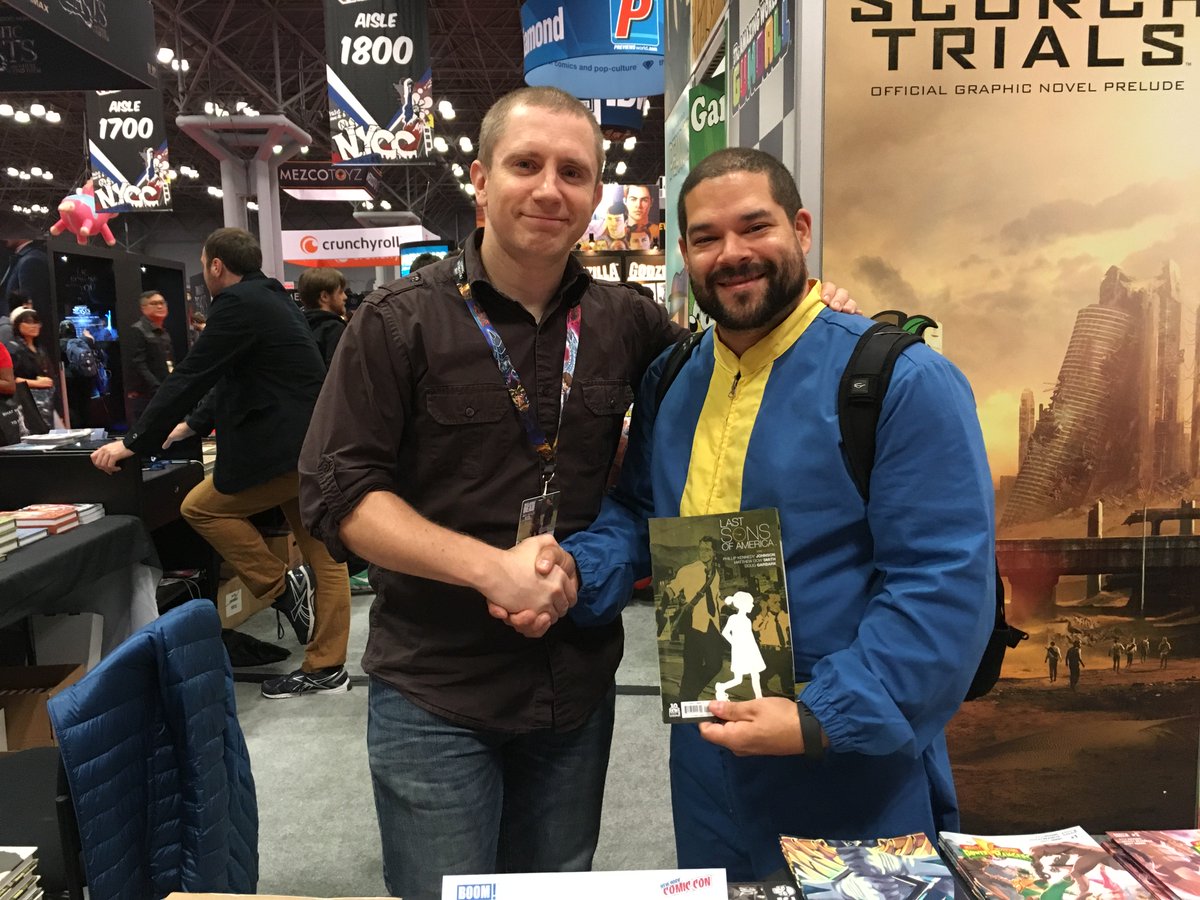 Frankie_Dizzle's tweet photo. Just read issue #1 of The Last Sons of America from @PhillipKJohnson - I’m hooked!! #lastsons #comiccon2016 #comics https://t.co/7dhlB3McuF